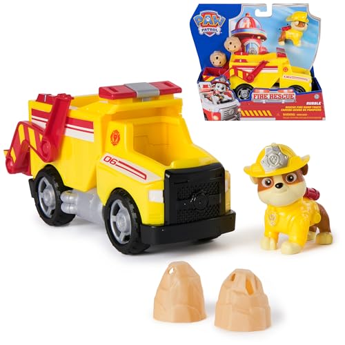 Paw Patrol - Pat Patrouille - Véhicule Figurine Ruben Fire... - Jouets & Jeux en promo à 9.99€