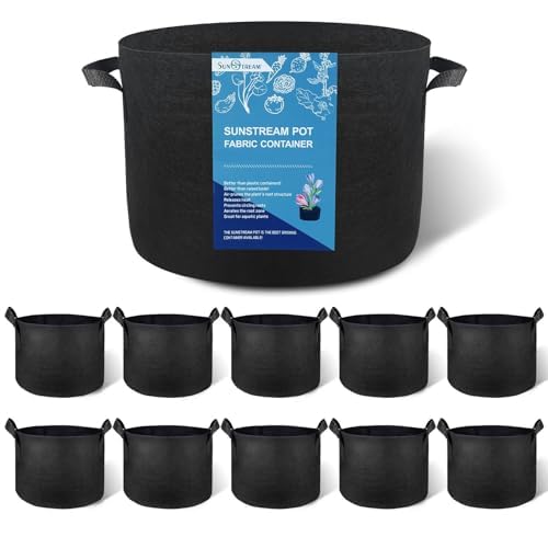 SunStream Lot de 10 sacs de plantation de 67 l pour... - Jardin & Extérieur en promo à 31.64€