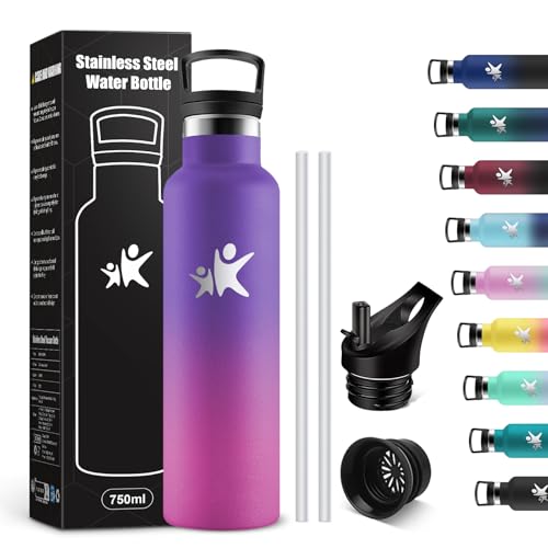 KollyKolla Trinkflasche Edelstahl 750ml, Thermoskanne... - Sports & Fitness Amazon Allemagne à 24.27€