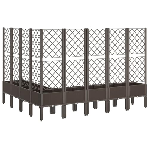 Fioriera da Giardino con Traliccio Marrone 200x160x142 cm... - Jardin & Extérieur Amazon Italie à 57.00€