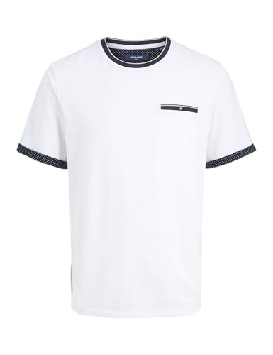 JACK & JONES Jprbluhubo tee SS Crew Prau25, Blanco... - High-Tech & Électronique Amazon Espagne à 6.99€