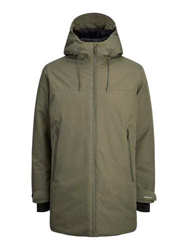 JACK & JONES Jcofusion Technical Parka Sn, marrón, x_s... - Réduction -73% à 34.55€
