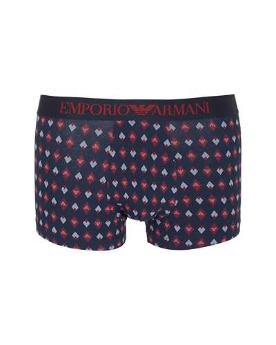 Emporio Armani Man's Classic Pattern Mix Trunk Blue S - Bon plan à 15.99€