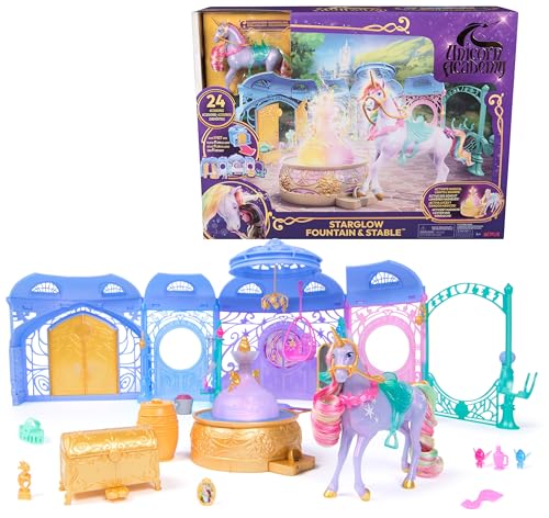 Unicorn Academy, Starglow Fountain & Stable Playset with... - Jouets & Jeux Amazon Royaume-Uni à 18.89€