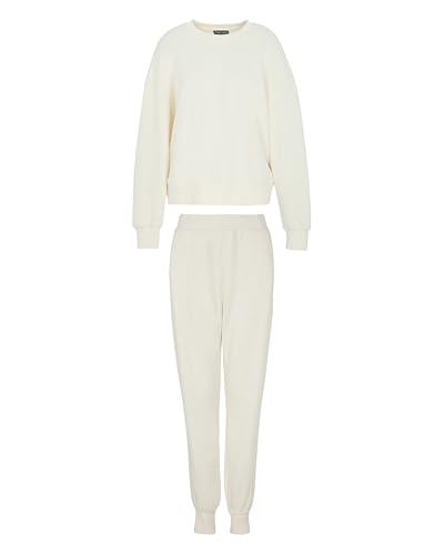 Emporio Armani WOMAN'S ICONIC TERRY TRACKSUIT SET WHITE L - Amazon Royaume-Uni à 85.50€