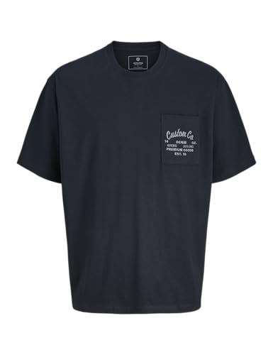 JACK & JONES Jprbluderek S Tee, Navy Scuro, L - Amazon Italie à 6.33€