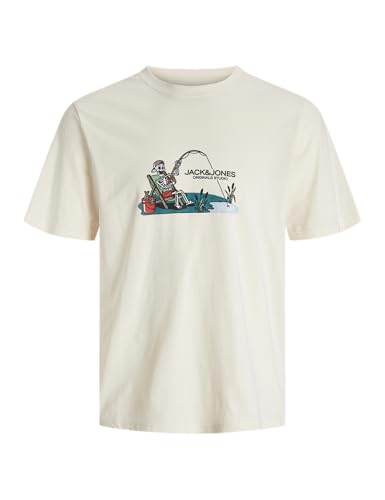 JACK & JONES Jorskull Nature Tee Ss Crew Neck - Mode & Vêtements Amazon Allemagne à 5.35€