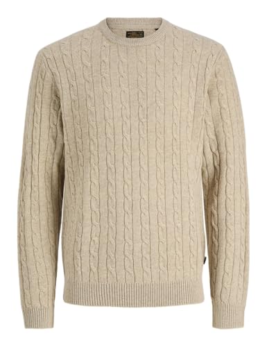 JACK & JONES Jprcclambswool Knit Cable Crew Neck - Tech & Electronics Amazon Germany à 36.08€