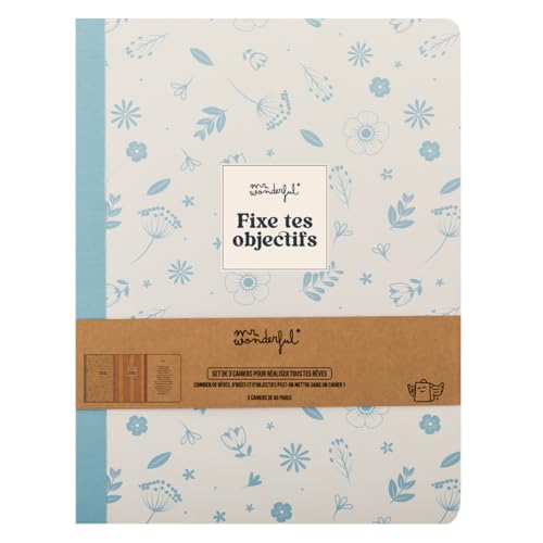 Mr. Wonderful - Set di 3 quaderni A5 per realizzare tutti i... - Fournitures Bureau Amazon Italie à 5.96€