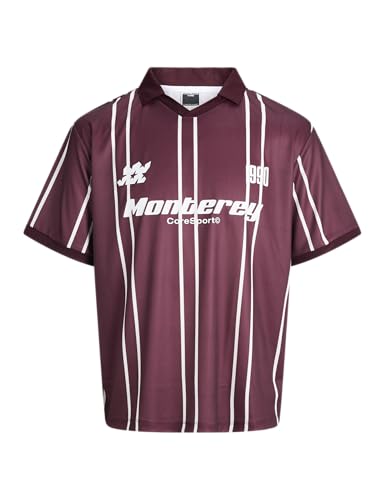 JACK & JONES JUNIOR Jcosignal Stripe Mesh V-Neck Coll Ss Jnr - Nouvelle promo Amazon à 5.50€