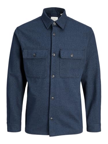 JACK & JONES Jprrayle Melange Solid L/S Overshi Jnr, Navy... - Amazon Italie à 9.36€