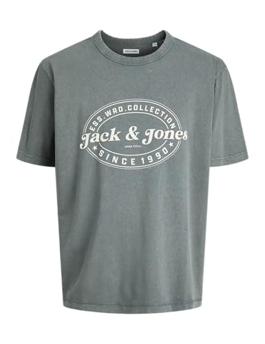 JACK & JONES Jjedover Print Tee Ss Crew Neck - Nouvelle promo Amazon à 7.45€