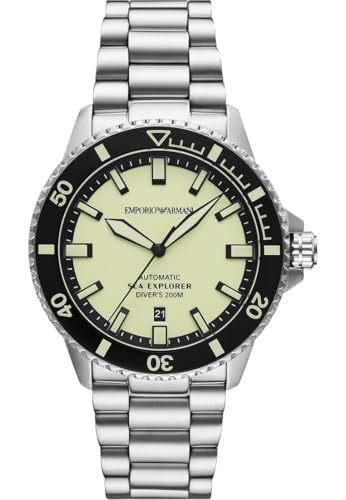 Emporio Armani Orologio Analogico Meccanico a Carica... - Auto & Moto Amazon Italie à 182.15€