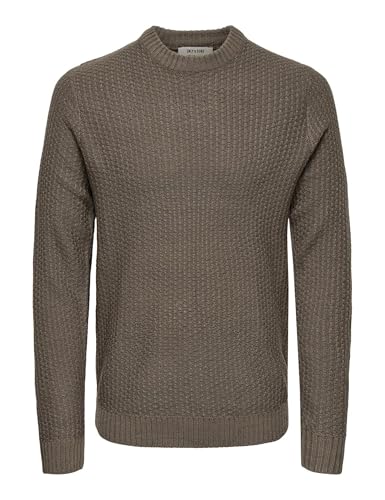 ONLY & SONS Onsalam Reg 5 Struc Crew Knit - Amazon Allemagne à 10.40€