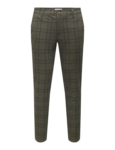ONLY & SONS Onsmark Check 020918 Pant - Maison & Cuisine Amazon Allemagne à 10.60€