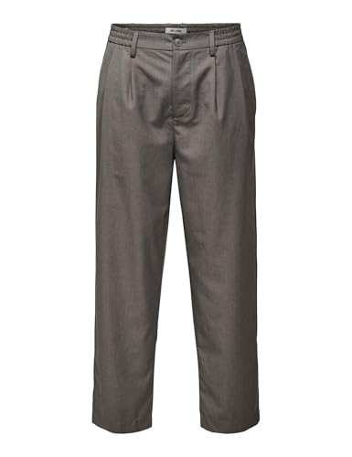 ONLY & SONS Men's Onsgenova Tailored 0380 Pant, Light Grey... - Maison & Cuisine en promo à 17.95€