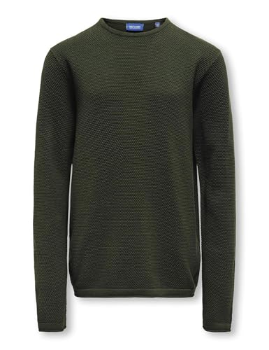 ONLY & SONS Jungen Osjpanter Reg Crew Knit Noos, Rosin... - Home & Kitchen Amazon Germany à 12.09€