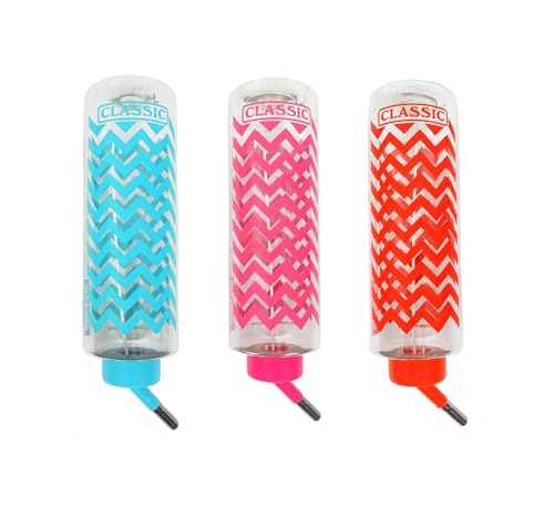 CLASSIC Small Animal Drinking Bottle 320ml Zig-Zag –... - Pet Supplies Amazon UK à 7.02€