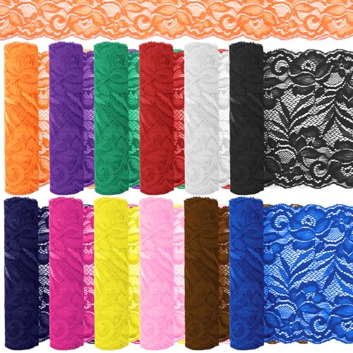 Keadic Lot de 12 bordures élastiques en dentelle de 15 cm... en promo à 9,34€ (-50%) sur Amazon FR