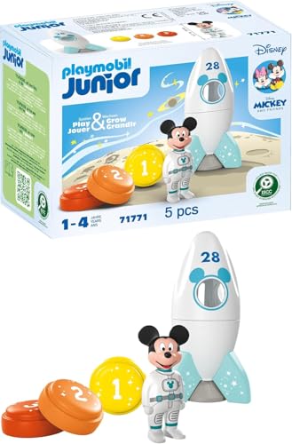 PLAYMOBIL JUNIOR & Disney Razzo di Topolino e avventura... - Jouets & Jeux Amazon Italie à 9.39€