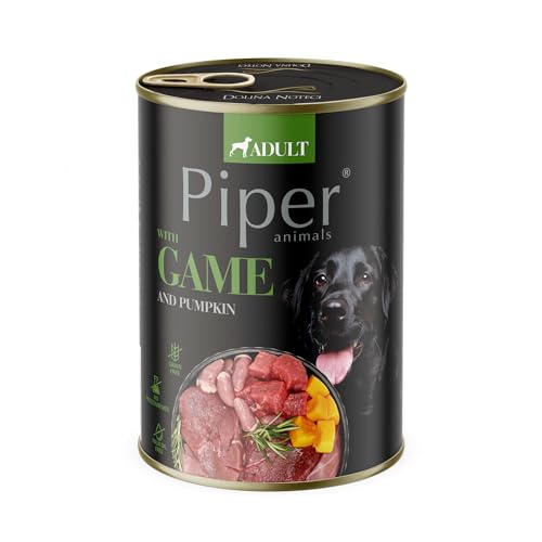 PIPER Comida húmeda para perros con caza y calabaza 400g - Animalerie Amazon Espagne à 1.76€
