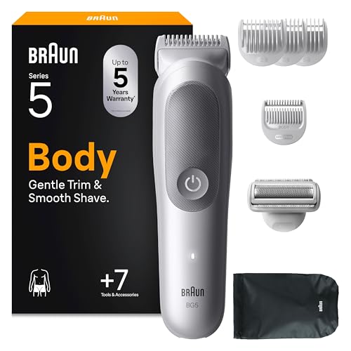 Braun Series 5 Body Groomer for Men, Body Hair Trimmer +7... - Beauty & Fragrances Amazon UK à 46.97€