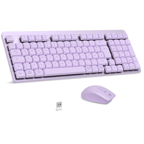 LeadsaiL FA98 Clavier mécanique et souris sans fil QWERTZ... - Nouvelle promo Amazon à 25.79€