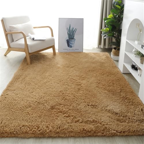 Highdi Fluffy Rugs Living Room, Solid Color Soft Shaggy... - Maison & Cuisine Amazon Royaume-Uni à 1.49€