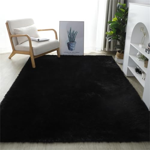 Highdi Fluffy Rugs Living Room, Solid Color Soft Shaggy... - Maison & Cuisine Amazon Royaume-Uni à 1.49€