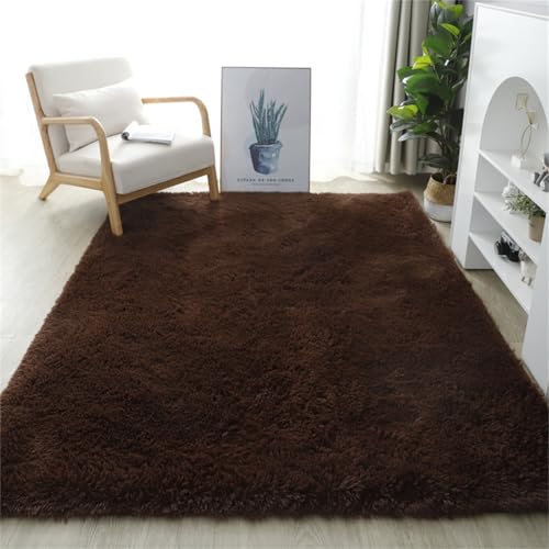 Highdi Fluffy Rugs Living Room, Solid Color Soft Shaggy... - Maison & Cuisine Amazon Royaume-Uni à 1.49€
