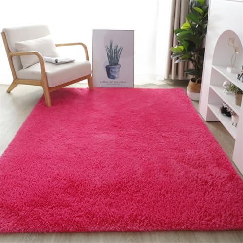 Highdi Fluffy Rugs Living Room, Solid Color Soft Shaggy... - Maison & Cuisine Amazon Royaume-Uni à 1.49€