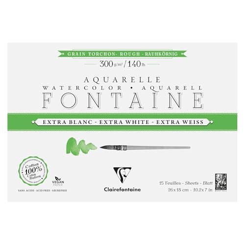 Clairefontaine 976079C 4-Sided Glued Pad Fontaine Extra... - Maison & Cuisine Amazon Royaume-Uni à 7.74€