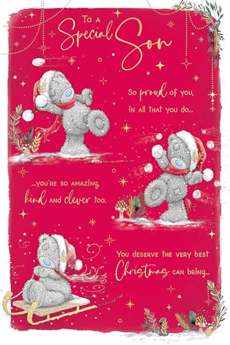 Me To You Tatty Teddy - Tarjeta de Navidad para un hijo... - Amazon Espagne à 5.83€