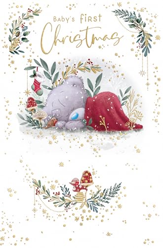 Me To You Cute Tiny Tatty Teddy Christmas Card Baby's First... - Bébé & Puériculture Amazon Royaume-Uni à 1.89€