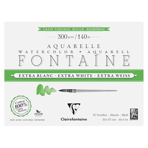 Clairefontaine 976078C Fontaine Extra White Torchon Grain... - Maison & Cuisine Amazon Royaume-Uni à 6.88€