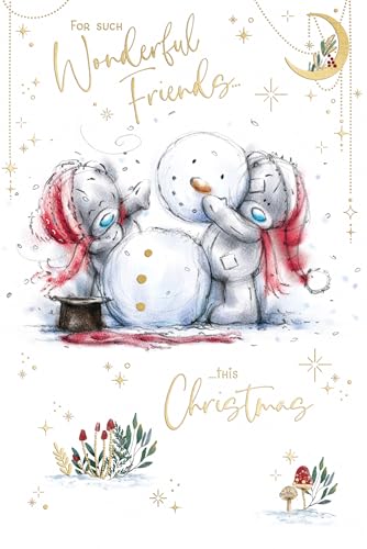 Me To You Tatty Teddy Christmas Card For Wonderful Friends... - Jouets & Jeux Amazon Royaume-Uni à 1.66€