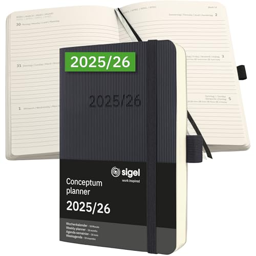SIGEL C2607 Agenda semainier 2025/2026, A6, couverture... - Animalerie Amazon France à 7.22€