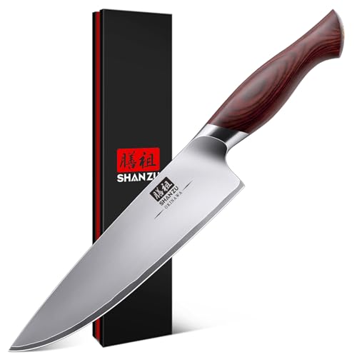 SHAN ZU Couteau de Chef Japonais 20 cm, Couteau de Cuisine... - Maison & Cuisine Amazon France à 33.23€