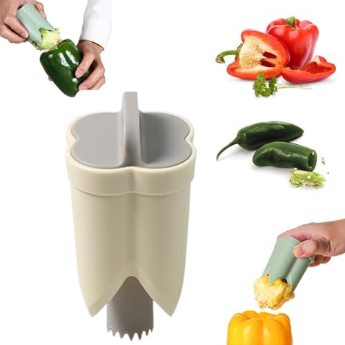 Paprikakernentferner, 2-in-1-Paprikaschneider... - Maison & Cuisine Amazon Allemagne à 4.99€
