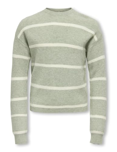 ONLY Kogfranca Life Short L/S Stripe KNT Noos - Amazon Allemagne à 8.66€