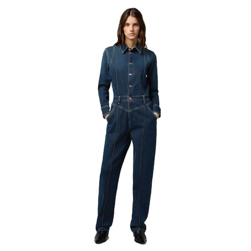 Wrangler Western Coverall Mono, Rinse rústico, XS Mujeres - Bon plan à 22.81€