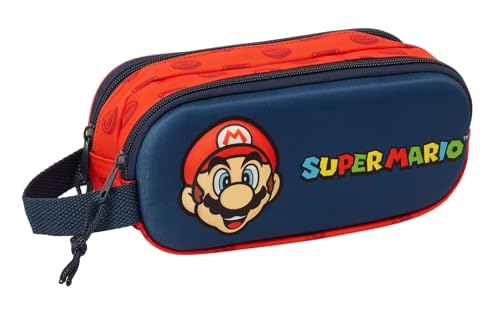 Super Mario 3D - Trousse Double 3D, Trousse pour Enfant... - Maison & Cuisine Amazon France à 6.75€
