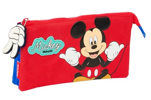Safta Mickey Mouse Good Day - Portatodo Triple, Estuche... - Jouets & Jeux Amazon Espagne à 6.45€
