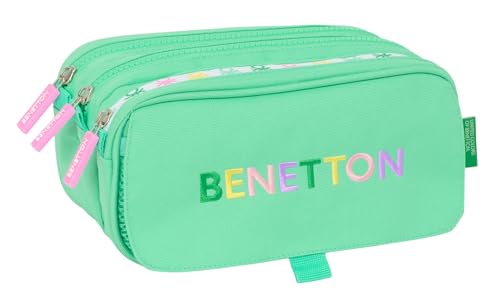 SAFTA Benetton Mint - Portatodo Triple Big, Estuche... - Jouets & Jeux en promo à 9.99€