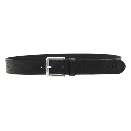 Wrangler Cinturón de punto Western para hombre, negro, 95... - Amazon Espagne à 11.16€