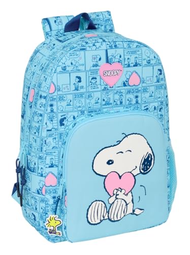 SNOOPY LOVE - Mochila Escolar, Adaptable a Carro, Ideal... - Jouets & Jeux Amazon Espagne à 21.45€