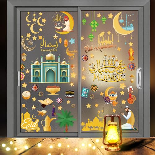 Sfoni Lot de 9 autocollants pour fenêtre Ramadan Aïd... - Auto & Moto Amazon France à 8.17€