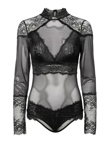 PIECES Pcjora Xmas High Neck LS Bodystocking Body a Collo... - Tech & Electronics Amazon Italy à 9.03€