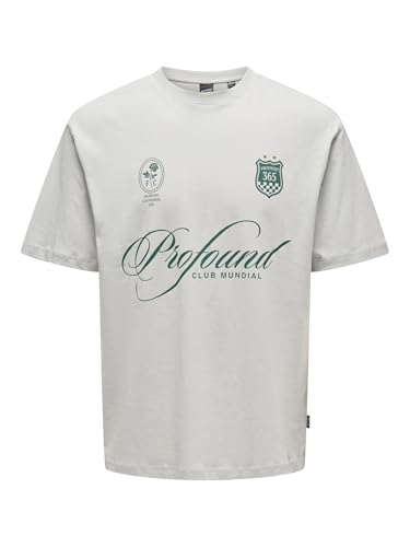ONLY & SONS Onskeane RLX SS Print Tee Noos, Mirage Gray, XXL - Amazon Royaume-Uni à 11.00€