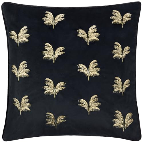 Paoletti Guilded Palms Coussin rempli de Polyester brodé... - Maison & Cuisine Amazon France à 22.97€